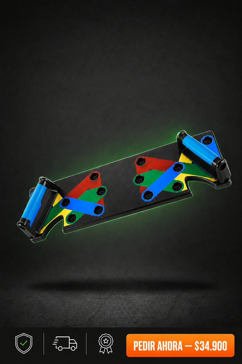 Tabla Push Up Con Bandas Elasticas