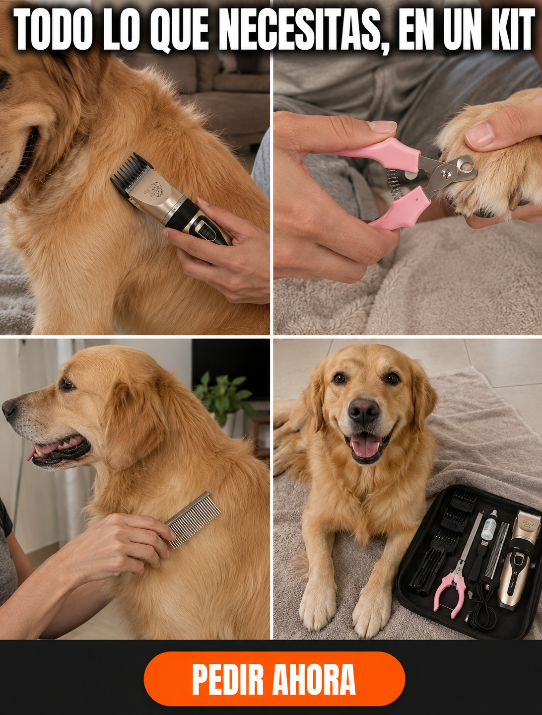 Kit De Peluqueria Para Mascotas