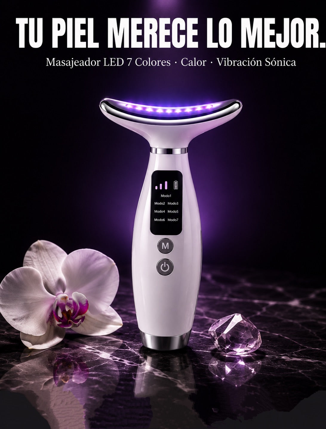 MASAJEADOR FACIAL RECARGABLE