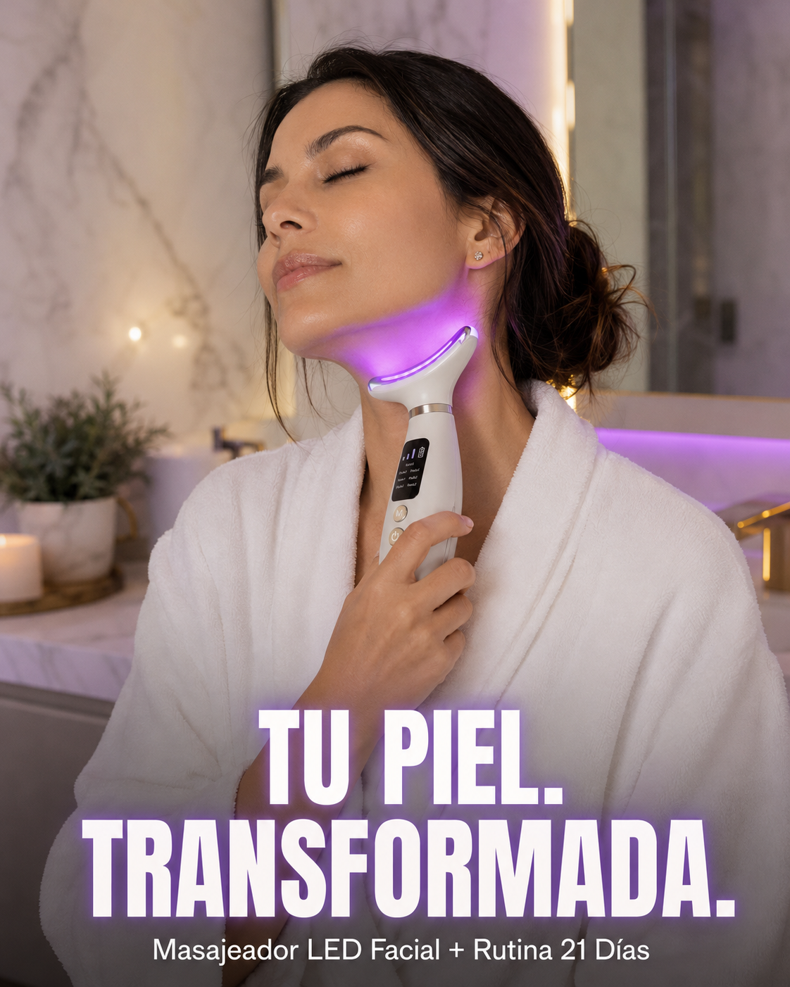 MASAJEADOR FACIAL RECARGABLE